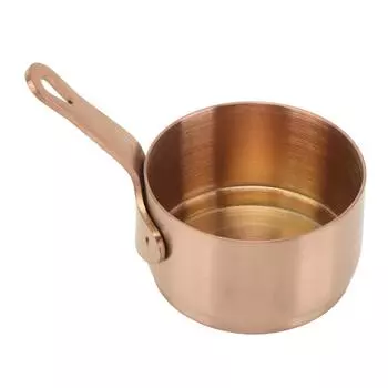 Миска для соуса из нержавеющей стали 304 с ручкой, чашка для соуса, горшок для макания соуса, кетчупа и приправы 80ml розового золота