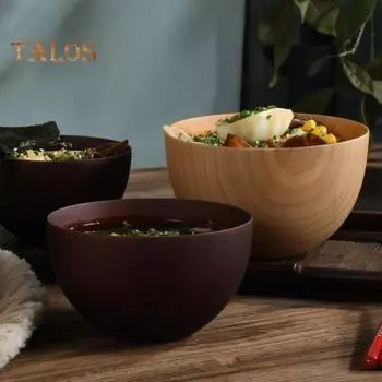 Миска для столовых приборов, термостойкая для хранения, прочная портативная миска для супа без бисфенола А для дома S