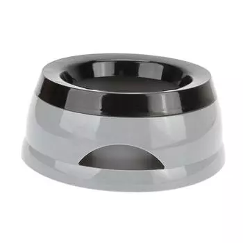 Миска для воды для собак 750 мл, большая емкость, гигиеническая безопасная медленная подача воды для собак для дорожного автомобиля L