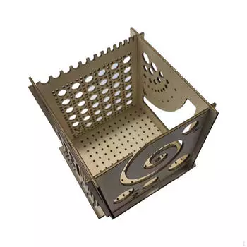 Миска для вязания крючком Многофункциональный легкий держатель Съемный деревянный органайзер