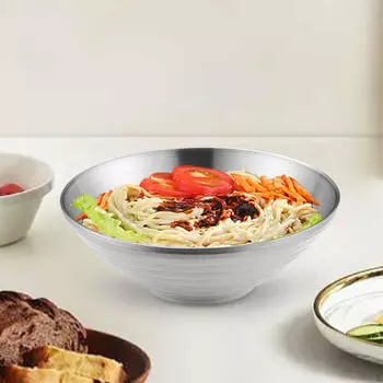 Миска из нержавеющей стали для приготовления и выпечки 20cm Silver