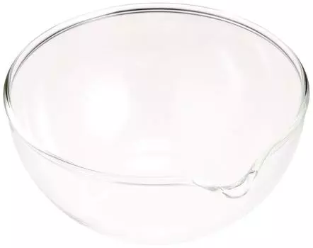 Миска из термостойкого стекла iwaki AGC Techno Glass с носиком, 250 мл, внешний диаметр 12,1 см, пригодна для использования в микроволновой печи/духовке/посудомоечной машине, с широким горлом для Easy Mi