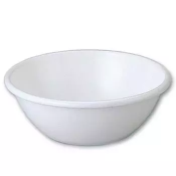 Миска кухонная эмалированная 26см белый