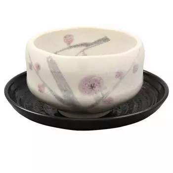 Миска Mino ware (с чашкой чая) Kobai сделано в Японии 503-01