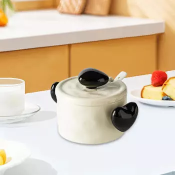 Миска с крышкой объемом 1100 мл для лапши и салата, идеальна для использования дома и в общежитии чёрный