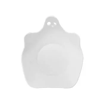 Миска Веселая Хэллоуинская Фестивальная Атмосфера Украшение Закуски Фруктовая Тарелка Настольное Украшение One Size белый