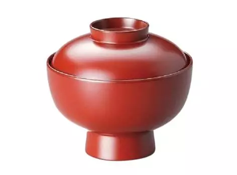 Миска Zoni, пригодная для мытья в стиральной машине, с ярко-красным лаком, ручная роспись, произведена в Японии, J-kitchens (1 клиент) 12,6 см