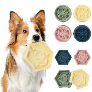 Миски для медленных кормлений, мягкие силиконовые миски для медленного поедания щенков для маленьких, средних и крупных пород собак