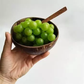 Миски для сервировки блюд Деревянные многоразовые миски Сервировочные принадлежности Натуральные миски Завтрак Вечеринка One Size коричневый