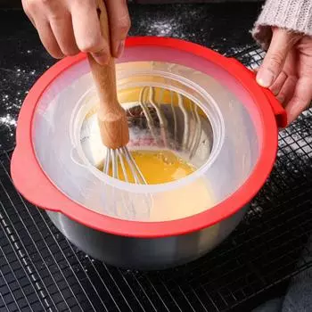 Миски для смешивания из нержавеющей стали с прозрачными крышками, вложенные друг в друга миски с терками и ручкой, нескользящие салатницы, набор кухонных принадлежностей