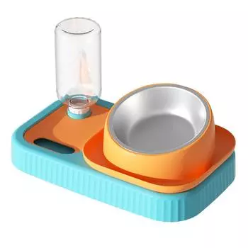 Миски для собак 3 в 1, легко чистящиеся миски для медленной подачи, миска для еды из нержавеющей стали с дозатором воды