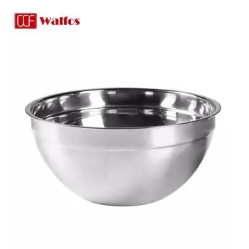 Миски из нержавеющей стали, миски для овощей Walfos, кухонные миски для приготовления салатов, выпечки, кухонные инструменты 18cm