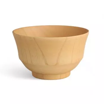 Miso Soup Bowl Wooden Kisai Natural Bowl S x Current model J-kitchens 10.5cm 6.3cm