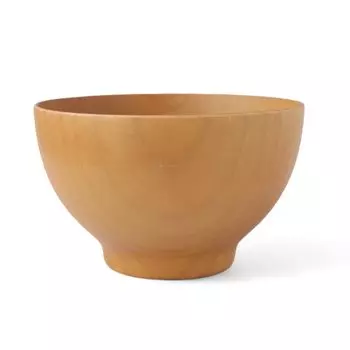 Miso Soup Bowl Wooden Modern Yamato Natural 11cm x Current model J-kitchens 6.8cm