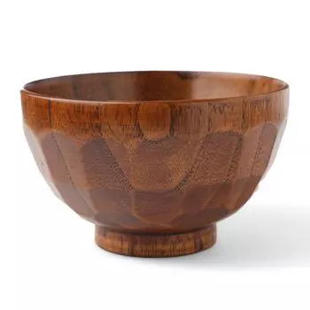 Мисо-суп черепаховый x Текущая модель J-kitchens миска, деревянная, с рисунком, лакированная, 11.5см 6.8см