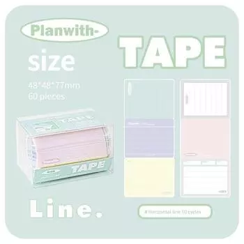 Miss Ben Full Sticky Wrong Question Gingham Notebook Sticky Notes Horizontal line