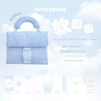 Miss Ben Girl New Arrival Detachable Loose-Leaf Notebook Bubble (blue)