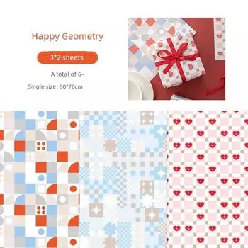 Miss Ben Wrapping Paper Good-looking Protective Cover Book Cover Happy graphics