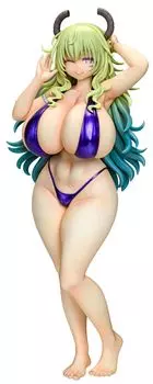 Мисс Драконья горничная Лукоа в стиле бикини масштабная ПВХ окрашенная полная фигурка Q-six Kobayashi s 1/7