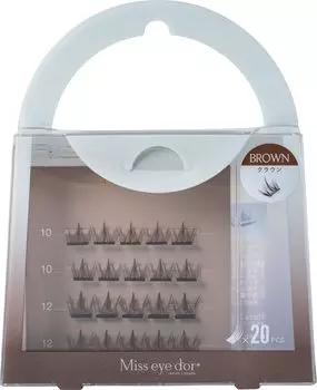 Miss Eye Doll 1 секунда наращивание ресниц корончатый тип коричневые накладные ресницы накладные ресницы 10-12 мм коричневый