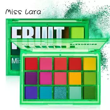 Miss lara Makeup Sweet Party Палитра теней для век Неоновая палитра 15 мерцающих блестящих матовых оттенков Matellic телесного цвета, смешиваемый пигмент