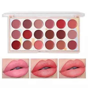 Miss Rose Beauty Natural Nude Увлажняющая антипригарная губная помада в форме чашки, стойкая, водостойкая, матовая, набор из 18 цветов, MISS ROSE7301-006, 1 шт.