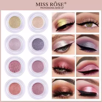 Miss Rose Mermaid Ji, новые цветные тонкие тени для век Flash, многофункциональная блестящая пудра для лица, профессиональные косметические товары