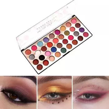 Miss Rose Of 36 цветов матовых и блестящих теней для век, ярких цветов и шелковистой тонкой палитры теней для век