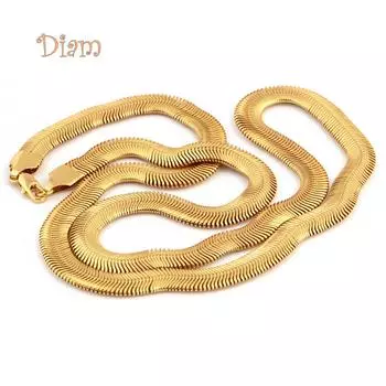 Miss Sugar Мода Панк Хип-Рок K Рэпер Унисекс Медная Змея Цепь Ожерелье Ювелирные Изделия