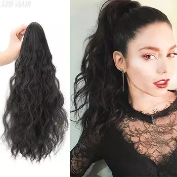 MISS WIG Синтетическая грязная булочка для волос, зажим для волос, грязные булочки для наращивания, волнистые волосы для женщин, зажим для волос, хвост, булочка 40cm