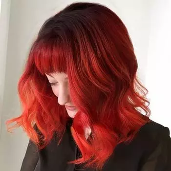 MISS WIG, женский модный короткий парик с волнистой волной с челкой, волнистый парик из синтетического волокна для женщин, черный, коричневый, синий цвет 10A-68