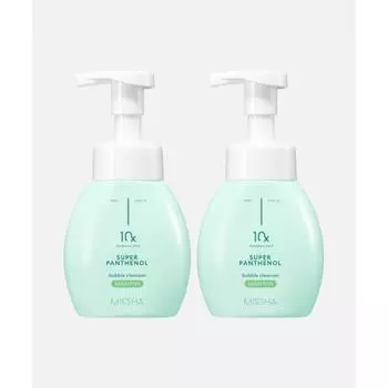 Missha [2 Pcs] Super Panthenol Bubble Cleanser Sensitive 200ml FREE