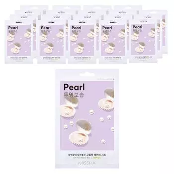Missha Airy Adhesive Sheet Mask Pearl, 1 упаковка, 20 штук