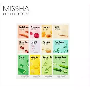 MISSHA Airy Fit Sheet Mask 1 pcs (8 types) AUTHENTIC STORE