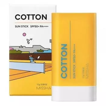 Missha All Around Safe Block Cotton Sun Stick SPF50 PA 17 г