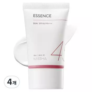 Missha All Around Safe Block Essence Sun SPF45 PA+++, 50ml, 4 pieces