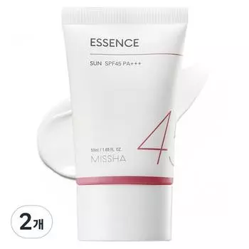 Missha All Around Safe Block Essence Sun SPF45 PA+++, 50 мл, 2 шт. Популярная корейская косметика