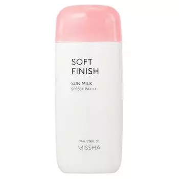 Missha Allaround Safe Block Soft Finish Sunmilk SPF50+/PA+++, 70мл, 1 шт. Популярная корейская косметика