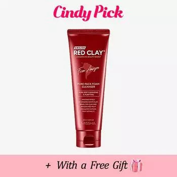 MISSHA Amazon Red Clay Pore Pack Пенка для очищения пор 120 мл (2 варианта)