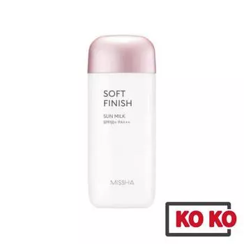 MISSHA Безопасный блок All Around Soft Finish (розовый) Молочко SPF50+ PA++++ 70мл