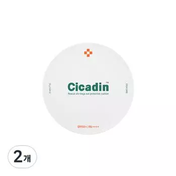 Missha Cicadine Rescue Ato Large Cushion Sun SPF50+ PA++++, 25g, 2 pieces