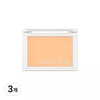 Missha Cotton Blusher 4g, Mandarin Ade, 3 pcs.