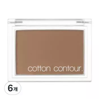 MISSHA Контурная пудра Cotton Contour Pact Shading 4 г, запеченный бублик, 6 шт.