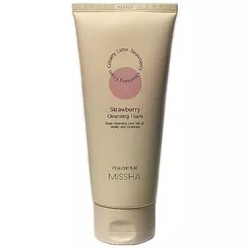 Missha Creamy Latte Cleansing Foam [Strawberry] 172ml, 1 piece