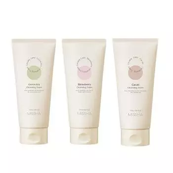 MISSHA Creamy Latte Очищающая пенка 172мл Strawberry