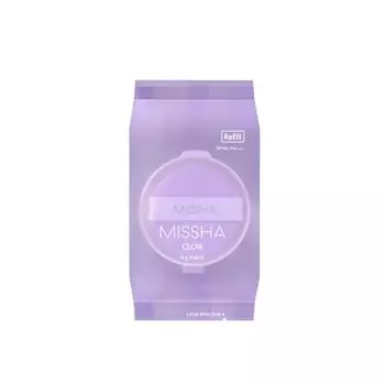 Missha Glow Layering Fit Cushion 14 г Сменный блок, нет. 21 Ваниль, 1 шт.