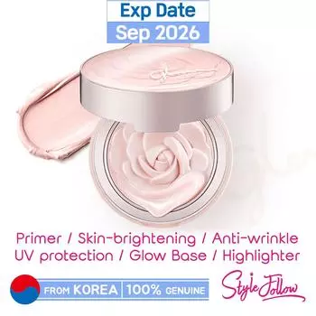 [MISSHA] Glow Tone Up Rose Pact 11г 1pc + Sample Gifts