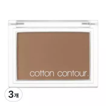 MISSHA Контурная пудра Cotton Contour Pact Shading 4 г, запеченный бублик, 3 шт.