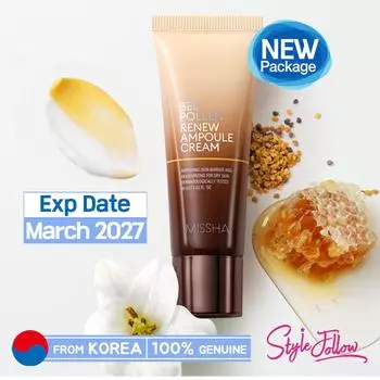 [MISSHA] Крем-ампула Renew с пчелиной пыльцой, 60 мл 1pc + Sample Gifts