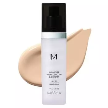 MISSHA Крем M Signature Wrinkle Fill-up BB SPF45 PA++, нет. 21 Яркий бежевый, 44 г, 2 шт.